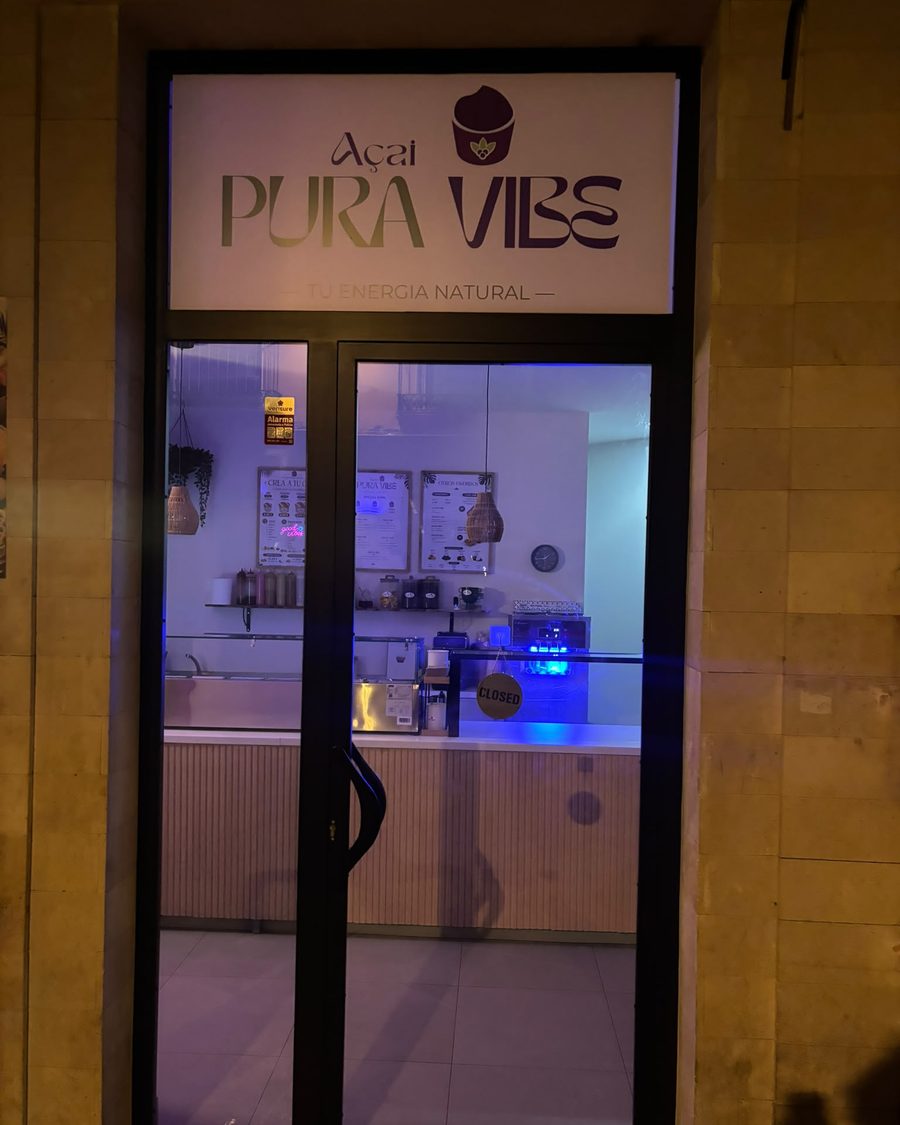 Entrada del local Açaí Pura Vibe