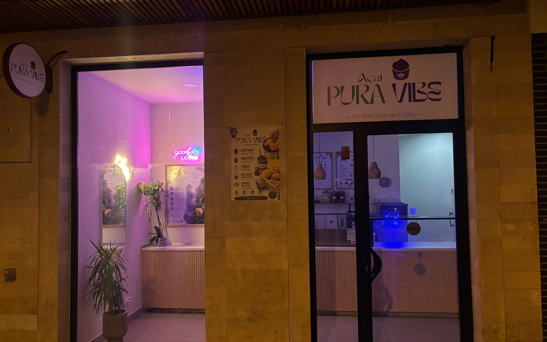 Fachada de Açaí Pura Vibe en Calle Yanguas y Miranda, Tudela (Navarra)